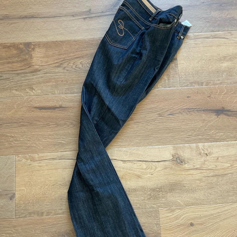 Escada Dark Indigo Flare Jeans - Picture 9 of 13